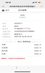 进入校园缴费系统页面